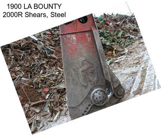 1900 LA BOUNTY 2000R Shears, Steel