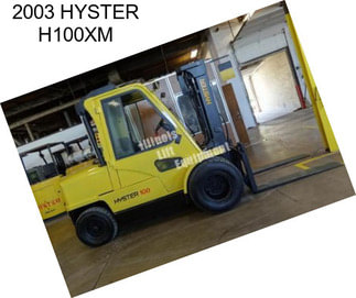 2003 HYSTER H100XM