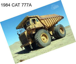 1984 CAT 777A