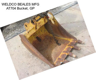 WELDCO BEALES MFG AT704 Bucket, GP