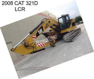 2008 CAT 321D LCR