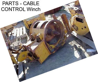 PARTS - CABLE CONTROL Winch