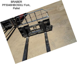 BRABER PF5048HBO500J Fork, Pallet