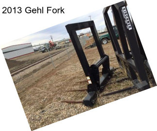 2013 Gehl Fork
