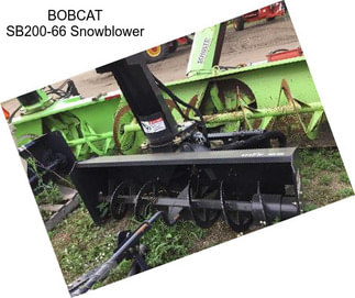 BOBCAT SB200-66 Snowblower