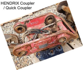 HENDRIX Coupler / Quick Coupler