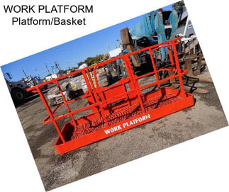 WORK PLATFORM Platform/Basket