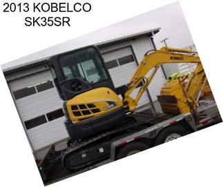 2013 KOBELCO SK35SR