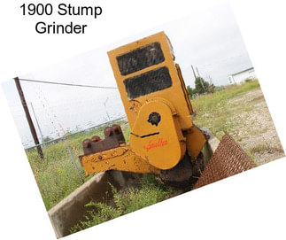 1900 Stump Grinder