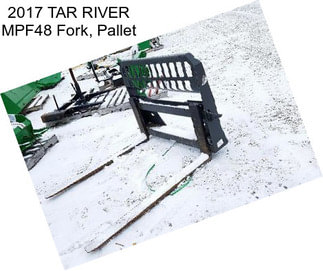 2017 TAR RIVER MPF48 Fork, Pallet