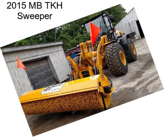 2015 MB TKH Sweeper