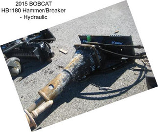 2015 BOBCAT HB1180 Hammer/Breaker - Hydraulic