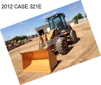 2012 CASE 321E