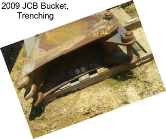 2009 JCB Bucket, Trenching
