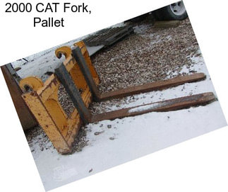 2000 CAT Fork, Pallet