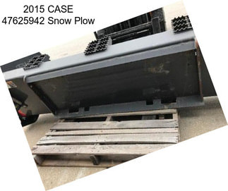 2015 CASE 47625942 Snow Plow