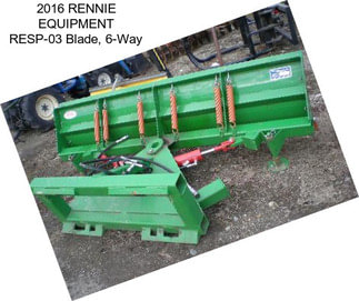 2016 RENNIE EQUIPMENT RESP-03 Blade, 6-Way