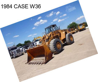 1984 CASE W36