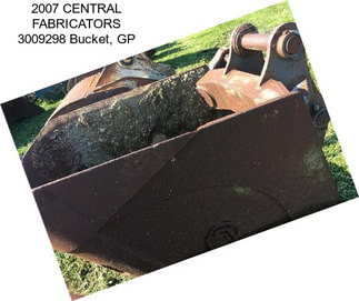 2007 CENTRAL FABRICATORS 3009298 Bucket, GP