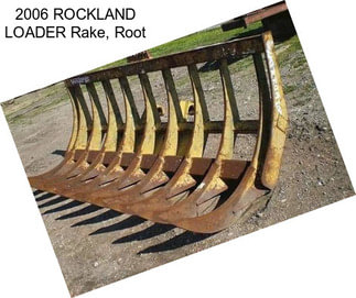 2006 ROCKLAND LOADER Rake, Root