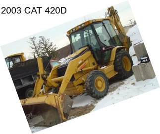 2003 CAT 420D