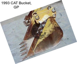 1993 CAT Bucket, GP