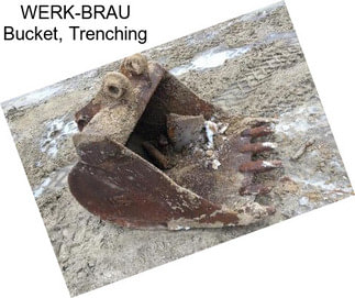 WERK-BRAU Bucket, Trenching