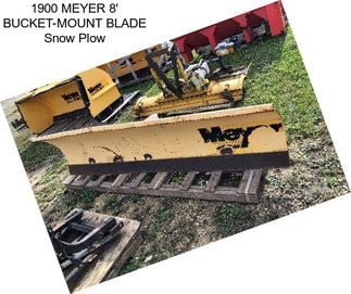 1900 MEYER 8\' BUCKET-MOUNT BLADE Snow Plow