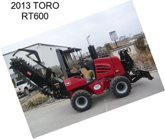 2013 TORO RT600