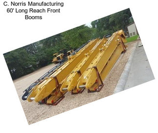 C. Norris Manufacturing 60\' Long Reach Front Booms