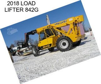 2018 LOAD LIFTER 842G