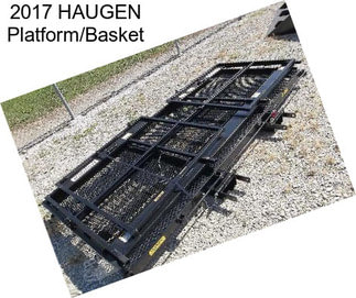 2017 HAUGEN Platform/Basket