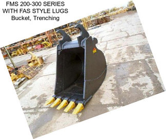 FMS 200-300 SERIES WITH FAS STYLE LUGS Bucket, Trenching