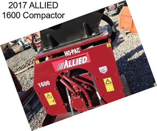 2017 ALLIED 1600 Compactor