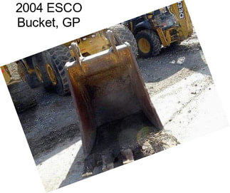 2004 ESCO Bucket, GP