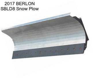 2017 BERLON SBLD8 Snow Plow