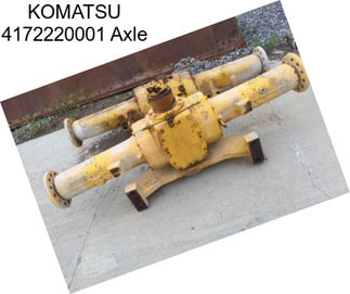 KOMATSU 4172220001 Axle