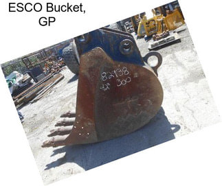 ESCO Bucket, GP