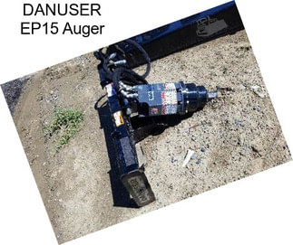 DANUSER EP15 Auger