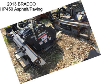 2013 BRADCO HP450 Asphalt/Paving