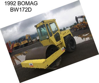 1992 BOMAG BW172D