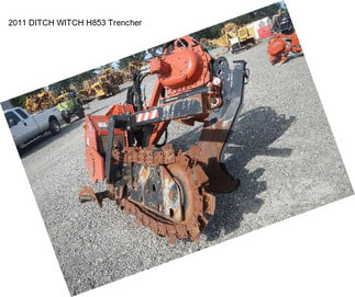 2011 DITCH WITCH H853 Trencher