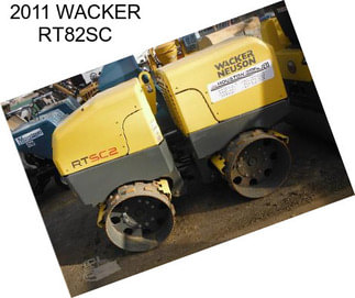 2011 WACKER RT82SC