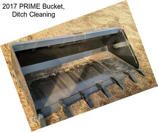 2017 PRIME Bucket, Ditch Cleaning