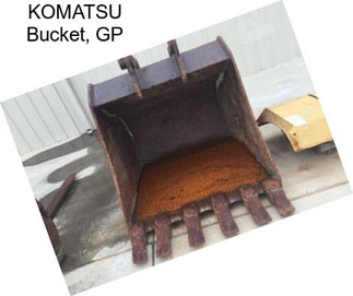 KOMATSU Bucket, GP