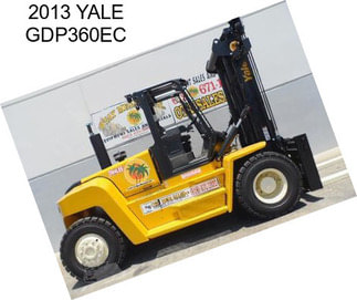 2013 YALE GDP360EC