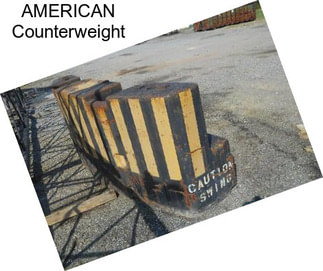 AMERICAN Counterweight