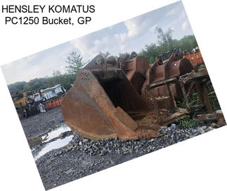 HENSLEY KOMATUS PC1250 Bucket, GP