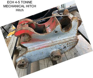 ECH 4-5 TONNE MECHANICAL HITCH Hitch