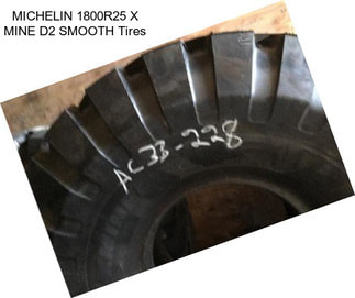 MICHELIN 1800R25 X MINE D2 SMOOTH Tires